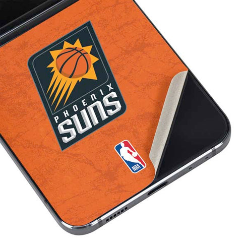 NBA Phoenix Suns Distressed Galaxy Z Flip5 5G Skin